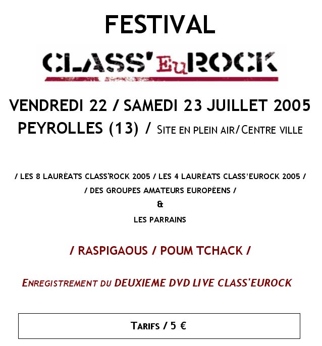 Aix Qui ? FEstival Class'eu'Rock