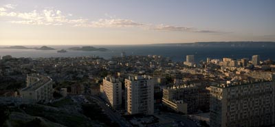 Photo de marseille vue de la bonne mère