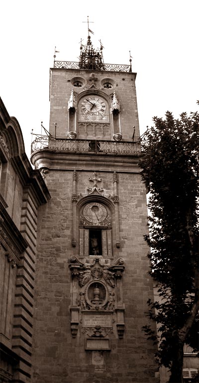 Place de l'hotel de ville Aix en Provence
